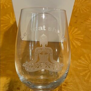 Wine Glass Yoga Design